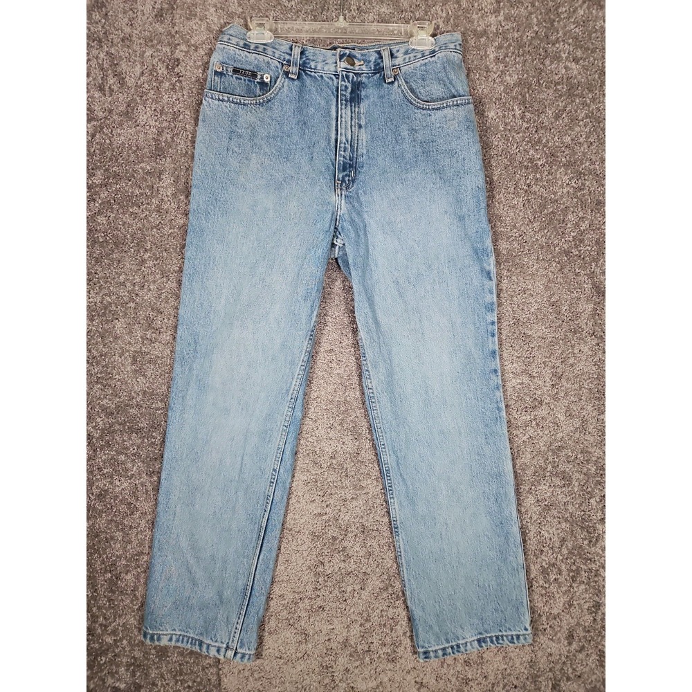 Mens Light Blue Distressed Izod Jeans 32x30